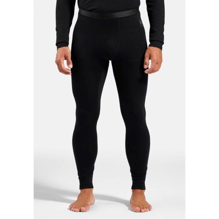 Vyriškos termo tamprės ODLO Merino 160 BL, juodos, M