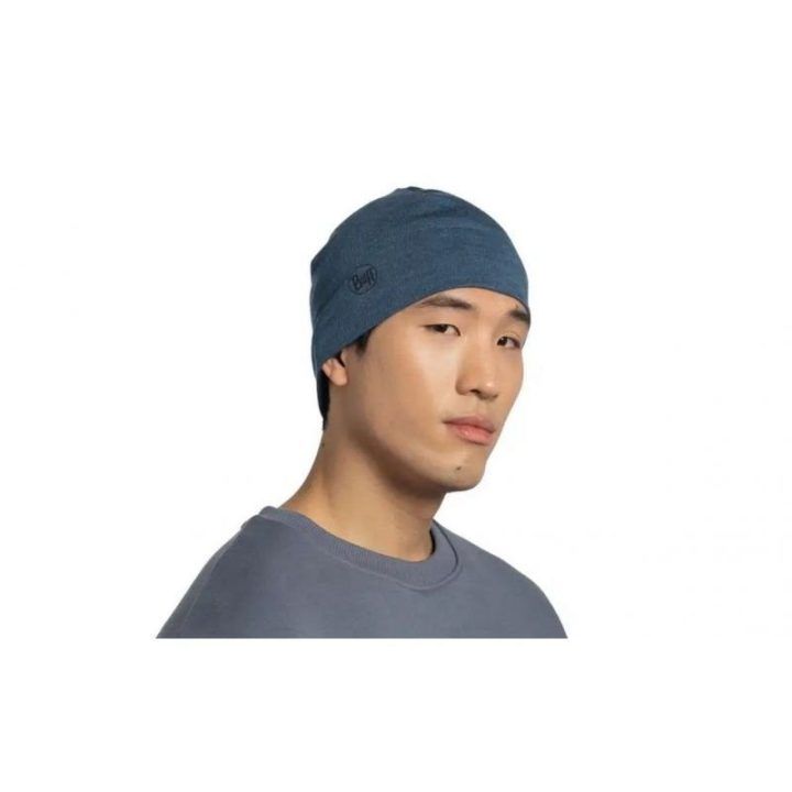 BUFF merino kepurė Midweight Beanie Melange, mėlyna