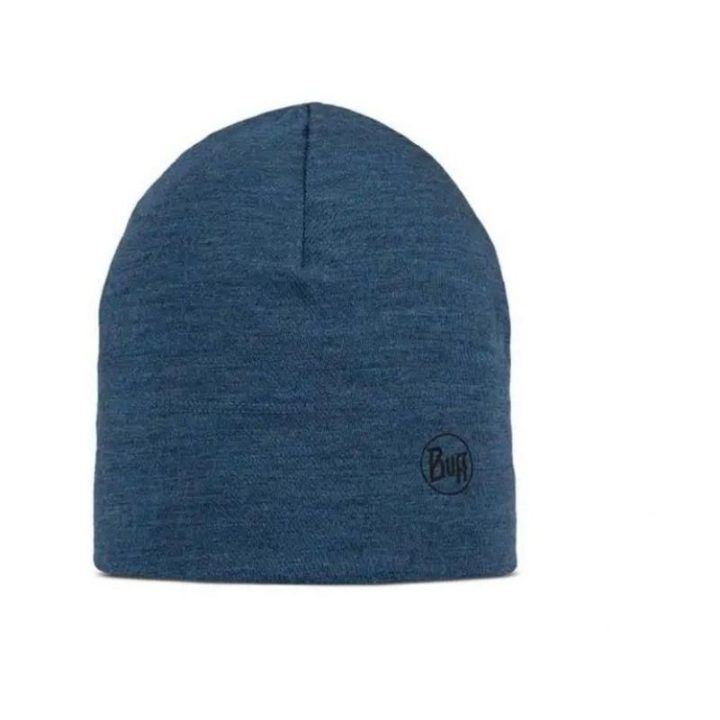 BUFF merino kepurė Midweight Beanie Melange, mėlyna