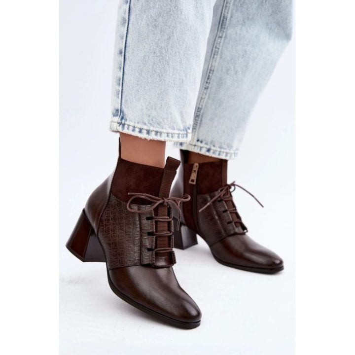 Aulinukai su raišteliais Step in style – ruda