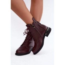 Odiniai aulinukai su raišteliais Step in style – raudona
