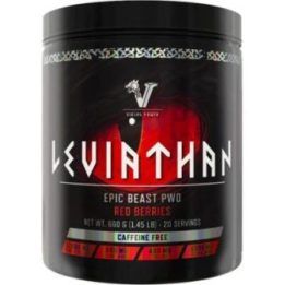 Treniruočių booster Viking Power Leviathan Hardcore PWO, raudonųjų uogų skonio, 660 g