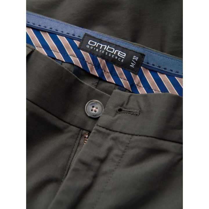 Vyriškos smėlio spalvos chino kelnės regular fit