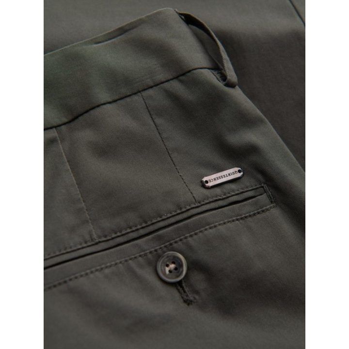 Vyriškos smėlio spalvos chino kelnės regular fit