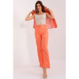 Moteriškos kelnės Italy Moda, oranžinės