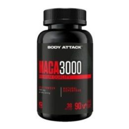 Maca kapsulės Body Attack Maca 3000 90 kapsulių