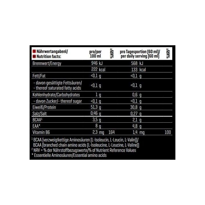 Amino rūgščių skystis Body Attack Beef Amino 1000 ml, vyšnių skonio
