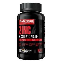 Cinko bisglicinato kapsulės Body Attack 90 kapsulių