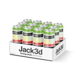Treniruočių booster gėrimas USP Labs Jack3d Energy 12 × 500 ml, Lemon Lime