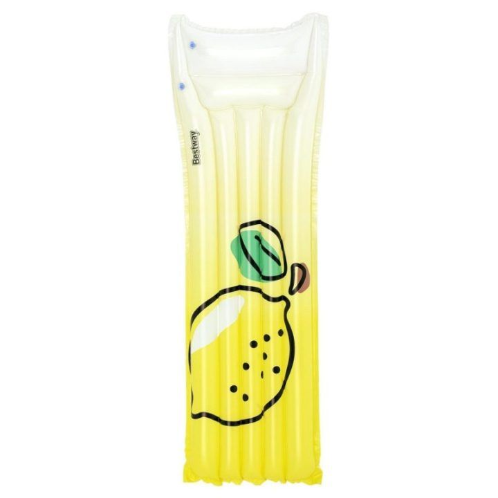 Pripučiamas čiužinys citrinos rašto 183 × 69 cm Bestway