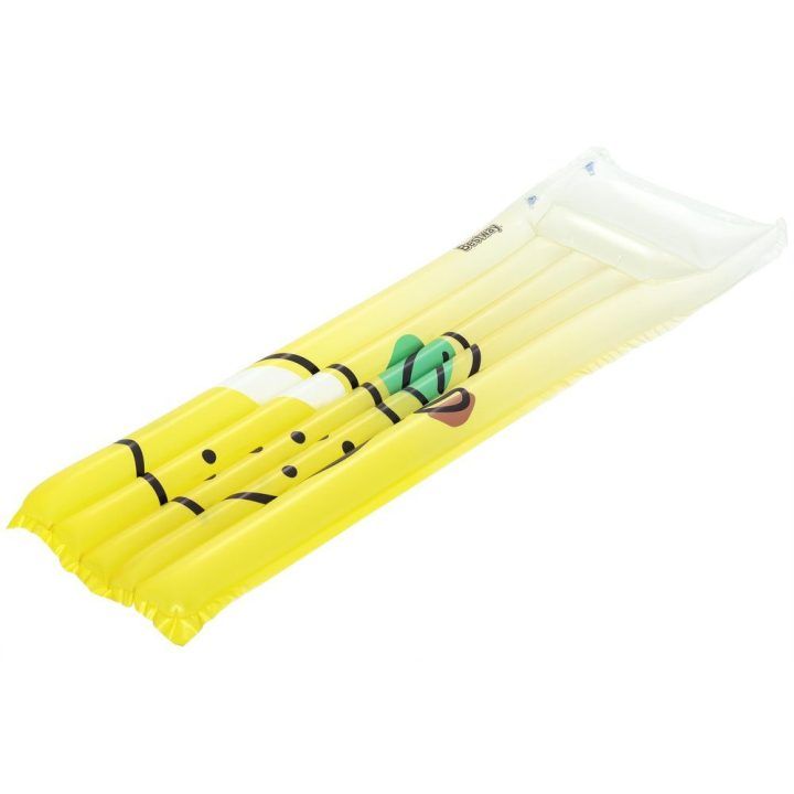 Pripučiamas čiužinys citrinos rašto 183 × 69 cm Bestway