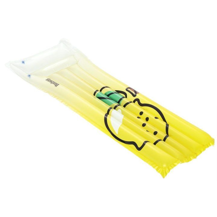 Pripučiamas čiužinys citrinos rašto 183 × 69 cm Bestway