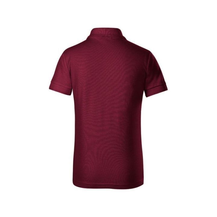 Vaikiški polo marškinėliai Pique, bordo