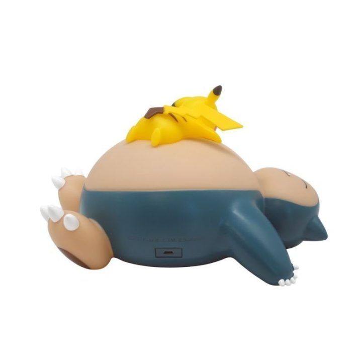 Šviečianti kolekcinė figūrėlė Pokémon su Snorlax ir Pikachu, 25 cm