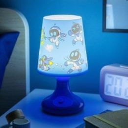 Stalinė LED lempa Astro Bot, 18,5 cm, mėlyna
