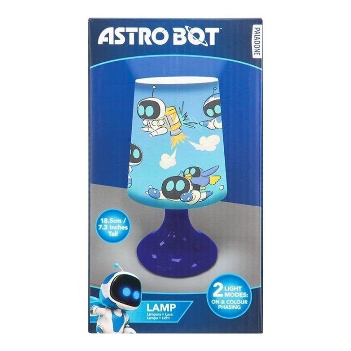 Stalinė LED lempa Astro Bot, 18,5 cm, mėlyna