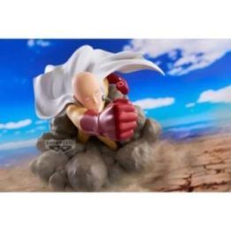 Kolekcinė figūrėlė su Saitama Banpresto One Punch Man Diorama