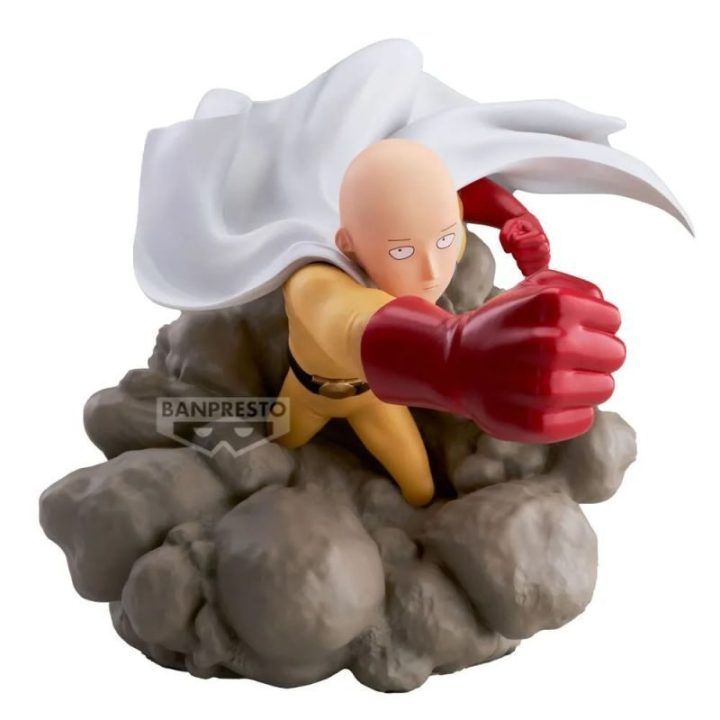 Kolekcinė figūrėlė su Saitama Banpresto One Punch Man Diorama