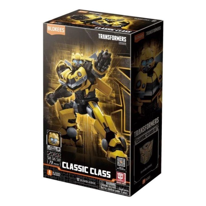 Uniseks figūrėlė Bumblebee Blokees Transformers Classic 02, 79 dalių, įvairiaspalvė