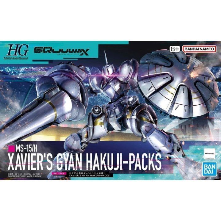 Kolekcinė figūrėlė HGGQ Xavier's Gyan Hakuji-Packs, 1:144
