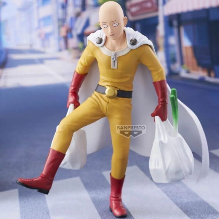 Kolekcinė figūrėlė su Saitama personažu Banpresto One Punch Man Life