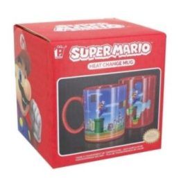Puodelis su nuo karščio besikeičiančiu vaizdu Super Mario, 300 ml, įvairiaspalvis