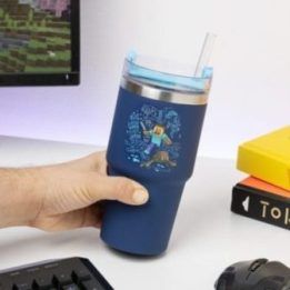 Puodelis Minecraft Gamer Cup, 600 ml, mėlynas