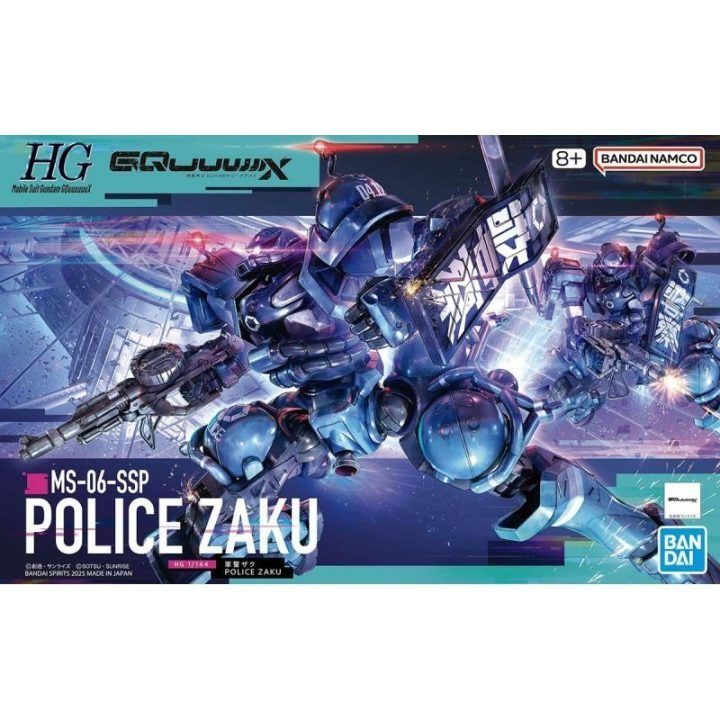 Kolekcinė figūrėlė HGGQ Police Zaku, 1:144 mastelio