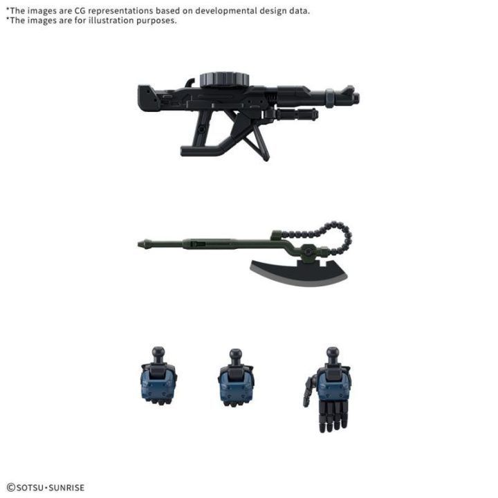 Kolekcinė figūrėlė HGGQ Police Zaku, 1:144 mastelio