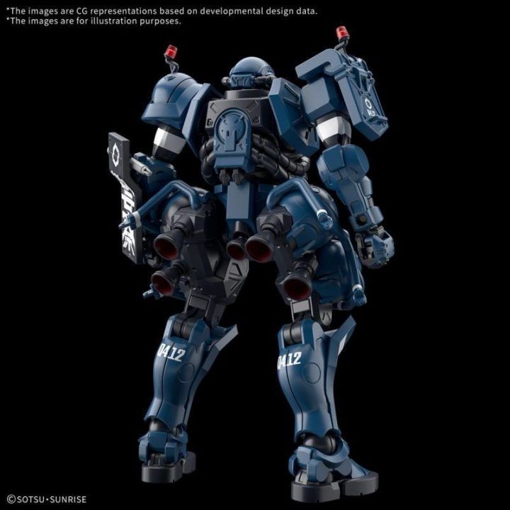 Kolekcinė figūrėlė HGGQ Police Zaku, 1:144 mastelio