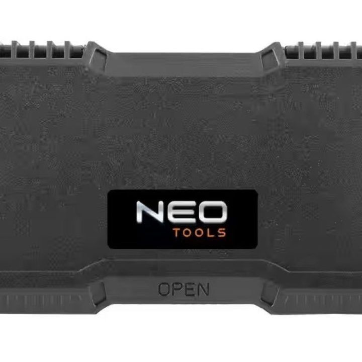 Atsuktuvų antgalių rinkinys su rankena NEO Tools, 38 vnt., juodas