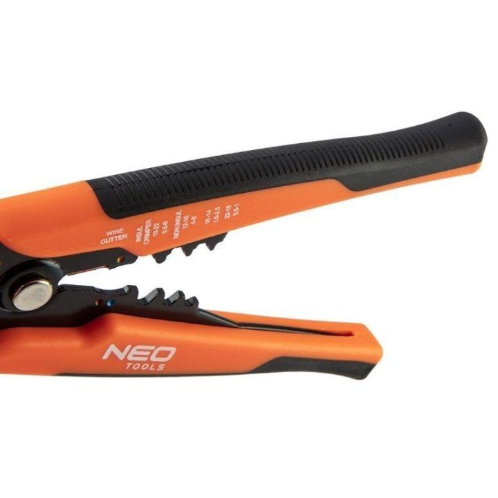 Automatinis priekinis izoliacijos nuėmiklis NEO Tools, 200 mm