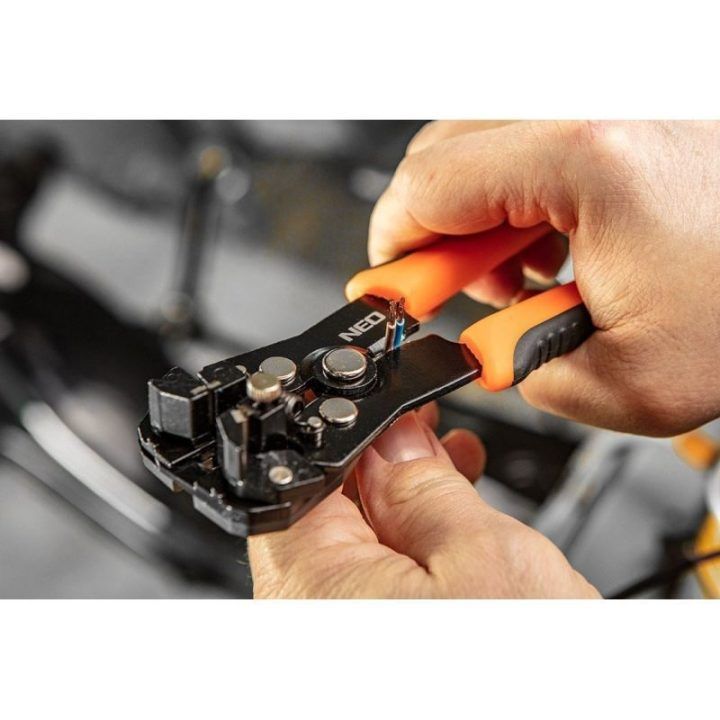 Automatinis priekinis izoliacijos nuėmiklis NEO Tools, 200 mm