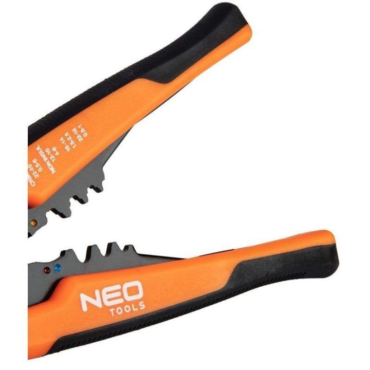 Automatinio izoliacijos nuėmiklio komplektas NEO Tools, 205 mm, 230 jungčių
