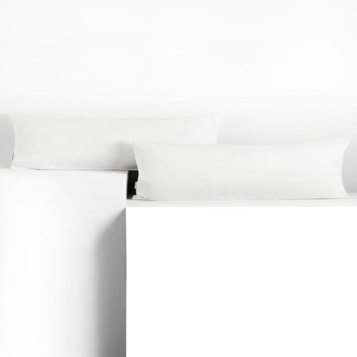 Pagalvės užvalkalai 40 × 200 cm, baltos spalvos, 2 vnt