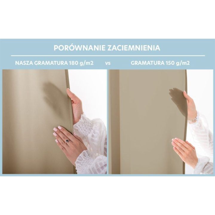 Užuolaida RES oxford carli eyelets beige 140X250 1PC