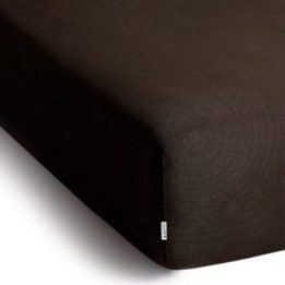 Paklodė su guma 120–140×200+30 šokoladinė