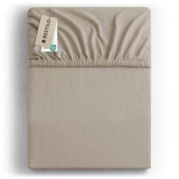 Paklodė su guma 220–240×220+30 cappuccino