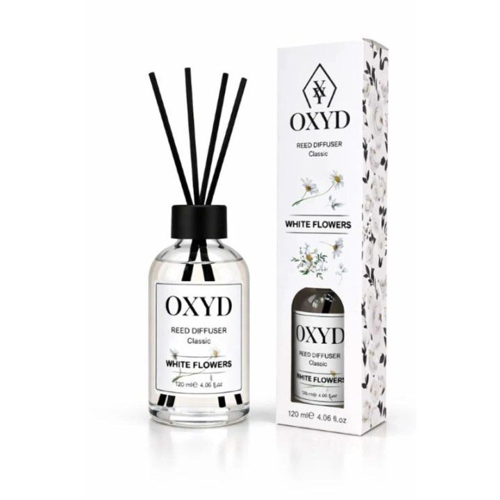 Namų kvapų difuzorius Classic White Flowers, 120 ml