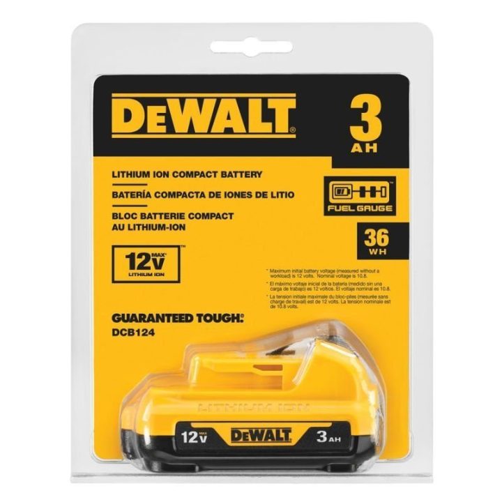 DeWALT DCB124-XJ akumuliatorius elektriniams įrankiams