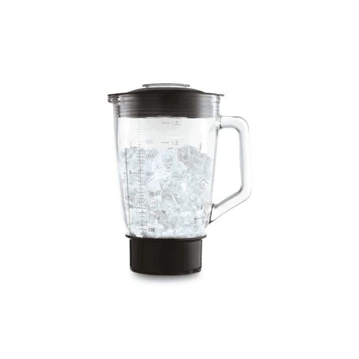 Trintuvas su stikliniu indu Zelmer ZSB4860, 1,5 l, 1500 W, juodas / plieno spalvos