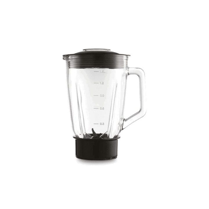 Trintuvas su stikliniu indu Zelmer ZSB4860, 1,5 l, 1500 W, juodas / plieno spalvos