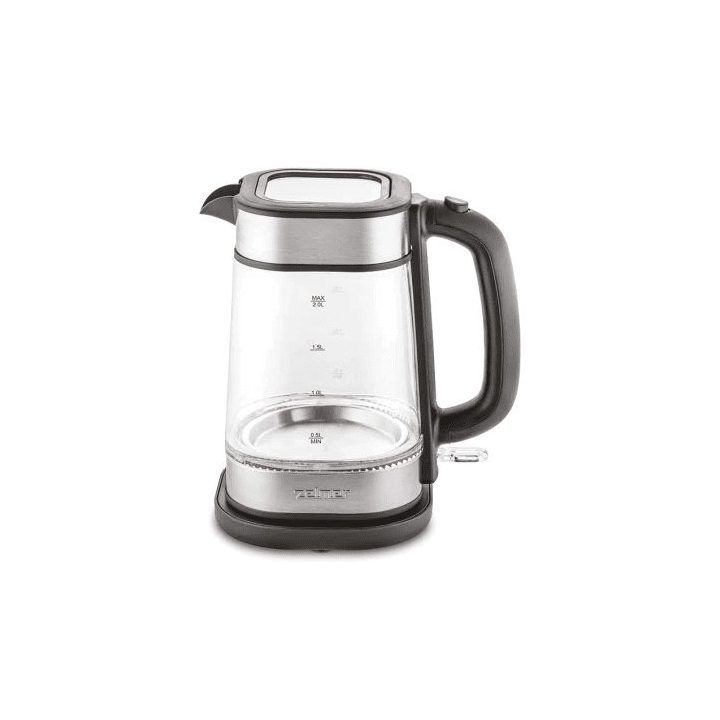 Elektrinis virdulys Zelmer ZCK8021 SQUARE, 2 l, juodas, plieno spalvos ir skaidrus