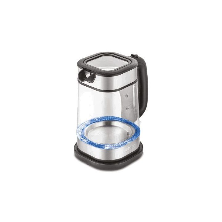 Elektrinis virdulys Zelmer ZCK8021 SQUARE, 2 l, juodas, plieno spalvos ir skaidrus