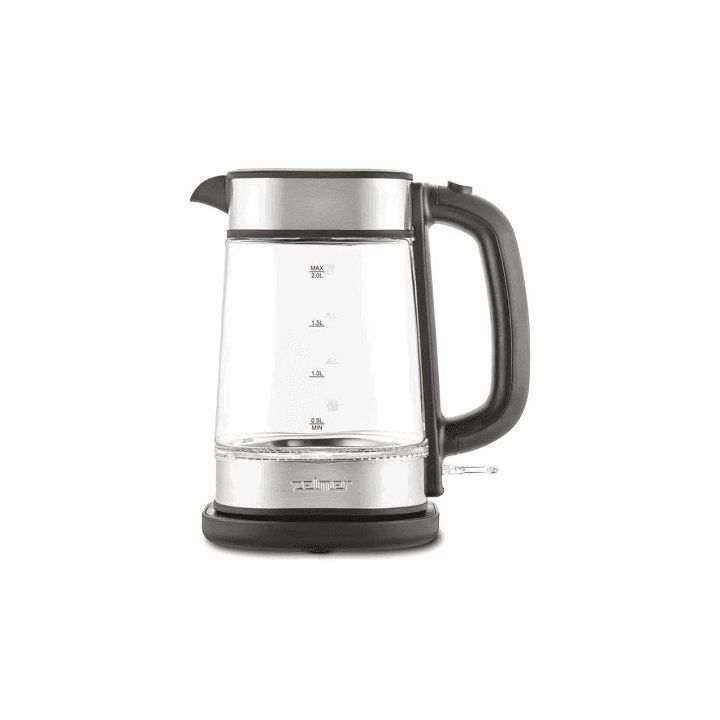 Elektrinis virdulys Zelmer ZCK8021 SQUARE, 2 l, juodas, plieno spalvos ir skaidrus