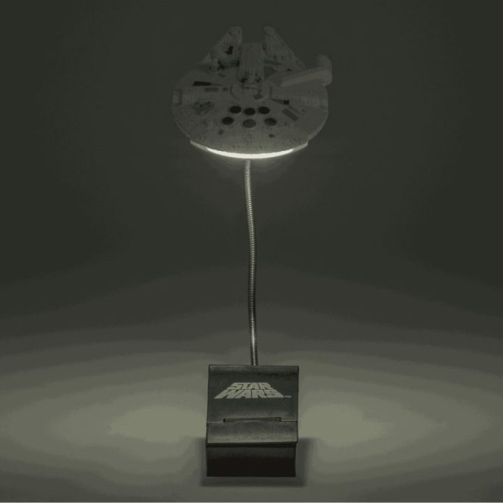 Skaitymo šviestuvas-segtukas su Millennium Falcon motyvu Paladone