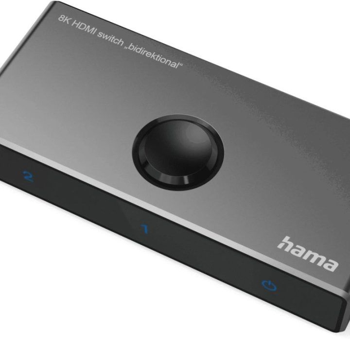 Dvikryptis HDMI perjungiklis Hama, 8K
