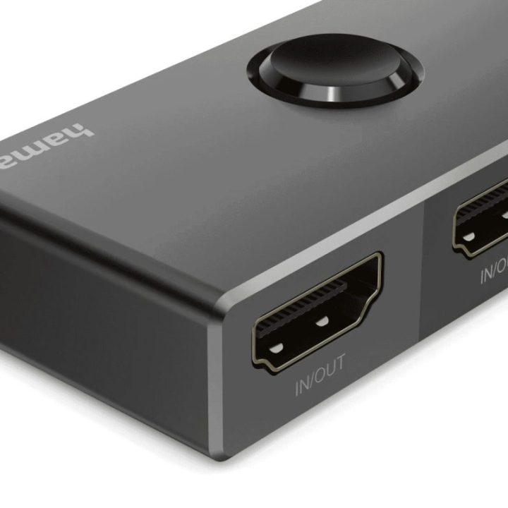 Dvikryptis HDMI perjungiklis Hama, 8K