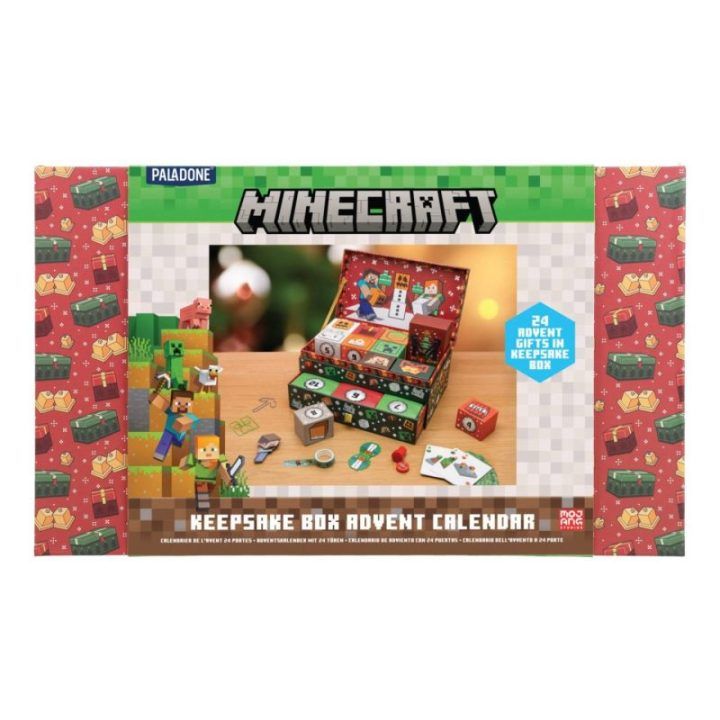 Advento kalendorius su Minecraft motyvu Paladone, 24 staigmenos
