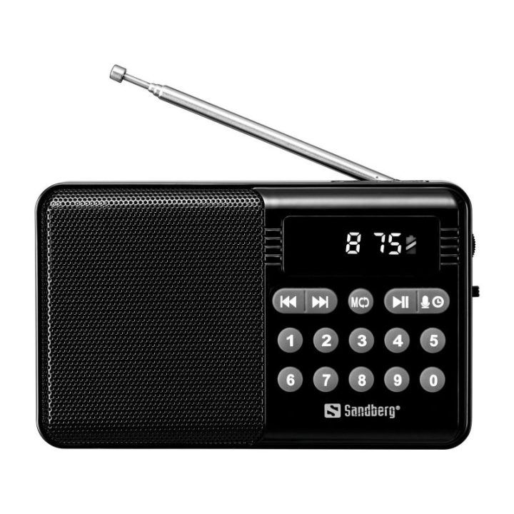 Įkraunamas radijas-garsiakalbis su FM ir Bluetooth Sandberg